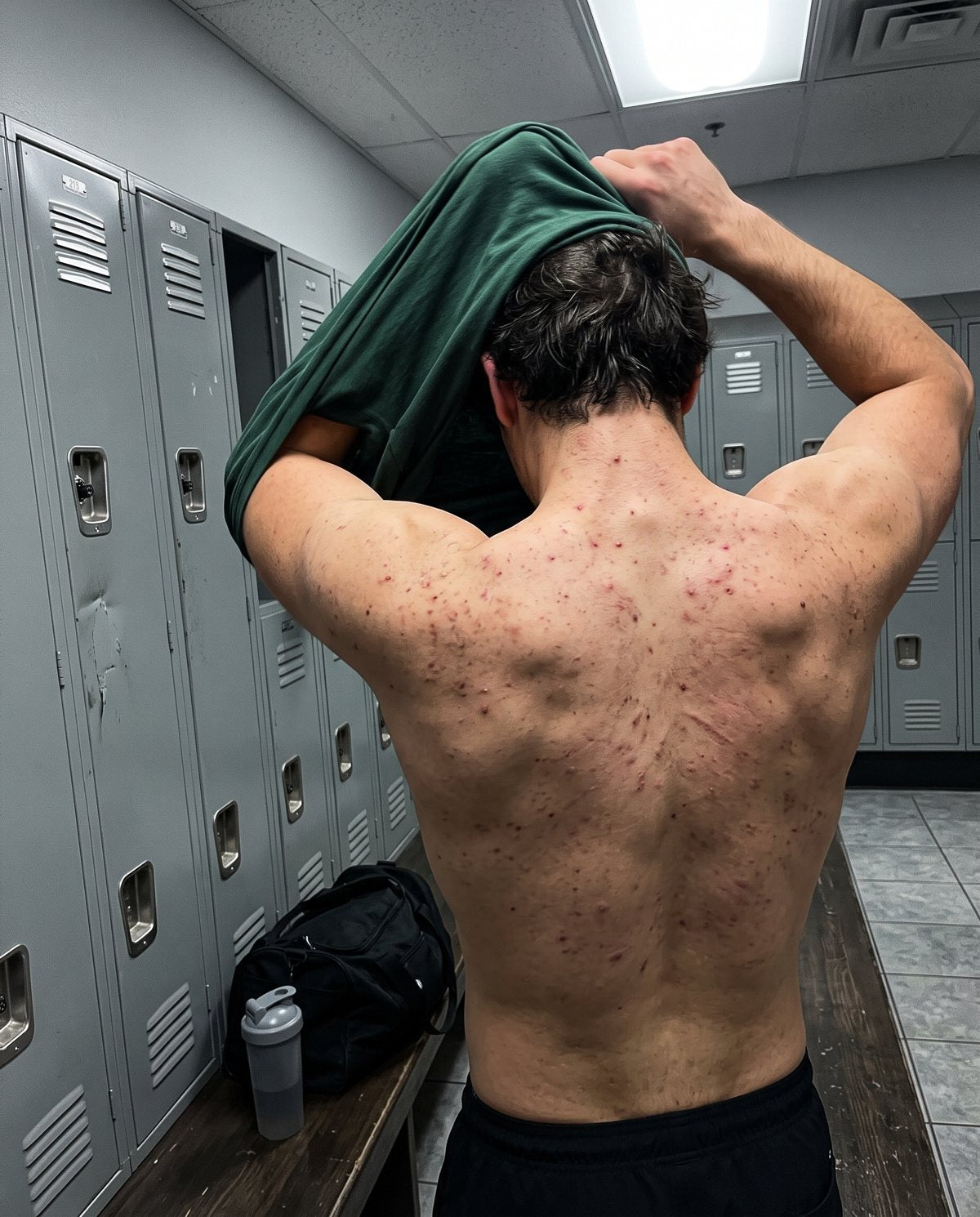 Everyone said it was sweat. After five body washes, I finally realized it wasn't.